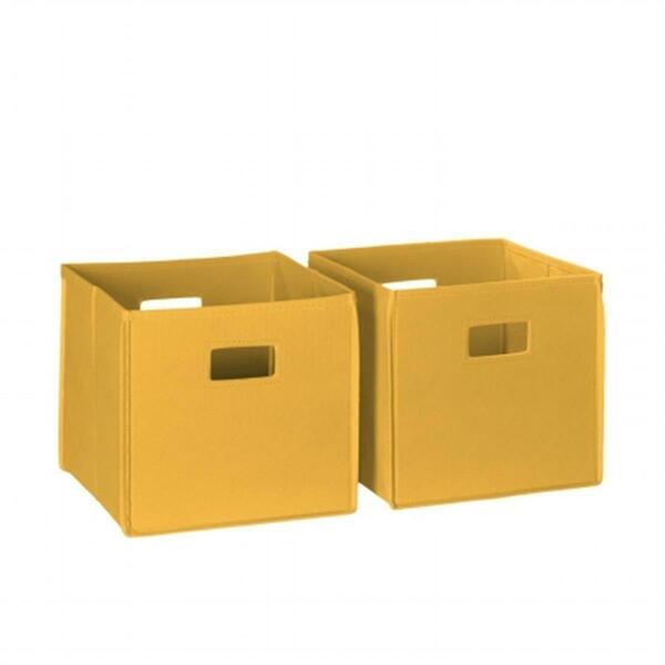 Sourcing Solutions RiverRidge Home 2 Pc Folding Storage Bin Set - Golden Yellow 02-061